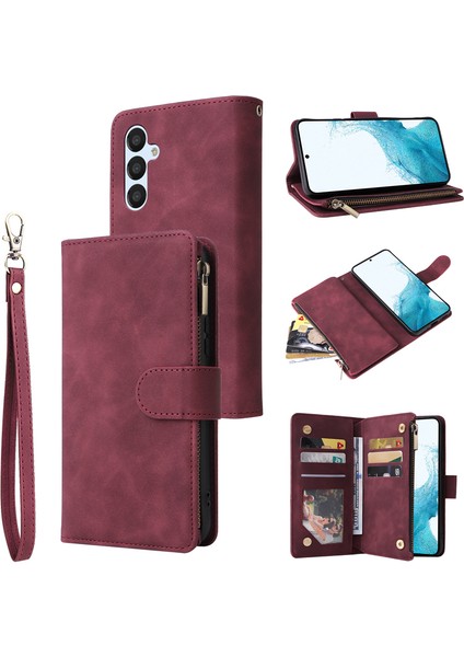 For Samsung Galaxy M13 5g Kartı Ekle Fermuarlı Cüzdan Cep Telefonu Kılıfları (Yurt Dışından) indirimleri