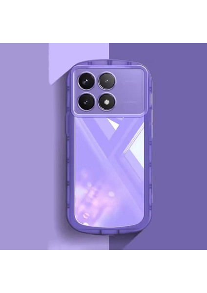 Xiaomi Redmi K70 Pro Şeffaf Şeker Renkleri Hava Yastığı Cep Telefonu Kılıfı (Yurt Dışından)