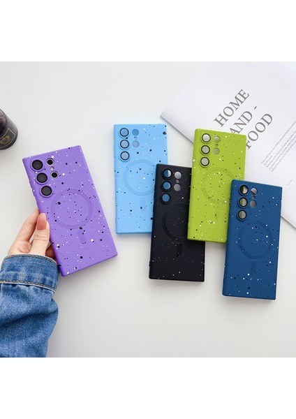 For Samsung Galaxy S20 Plus Manyetik Emiş Yıldızlı Desen Cep Telefonu Kılıfları (Yurt Dışından)