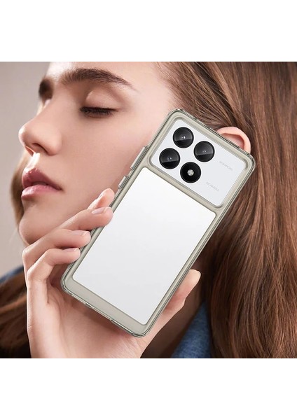 Poco X6 Pro Şeker Renkleri Şeffaf Akrilik Cep Telefonu Kılıfı (Yurt Dışından) modelleri