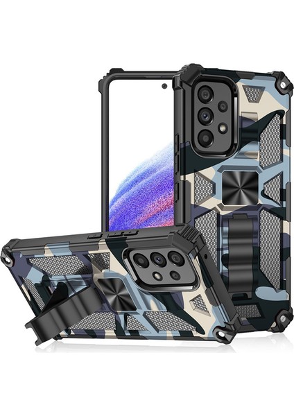 For Samsung Galaxy A04S Kamuflaj Rengi Zırh Ağır Koruma Cep Telefonu Kılıfları (Yurt Dışından)