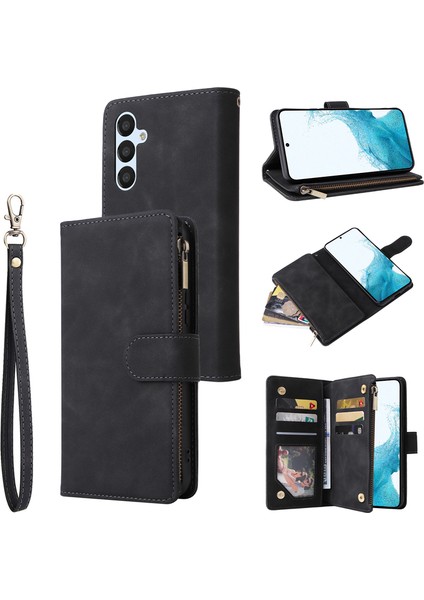 For Samsung Galaxy S22 Ultra Kartı Ekle Fermuarlı Cüzdan Cep Telefonu Kılıfları (Yurt Dışından) indirimleri
