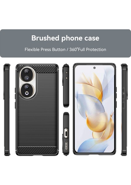 Honor X50I Buzlu Fırçalanmış Silika Jel Cep Telefonu Kılıfları (Yurt Dışından) modelleri