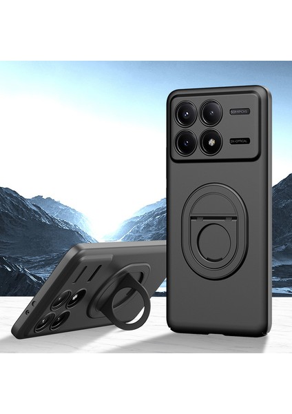 Poco X6 Pro 5g Araba Manyetik Emme Görünmez Braket Cep Telefonu Kılıfı (Yurt Dışından)