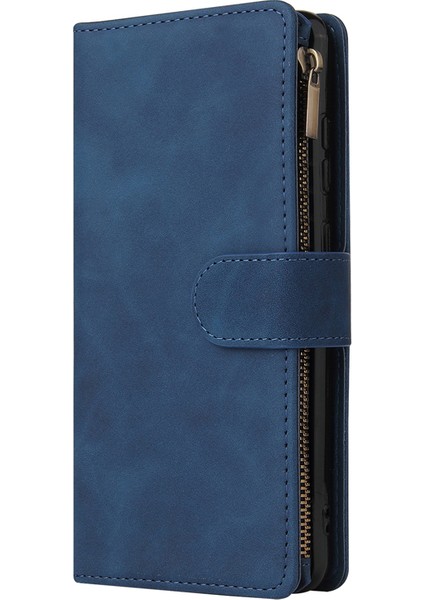 For Xiaomi Redmi Note 10 Pro Max Kartı Ekle Fermuarlı Cüzdan Cep Telefonu Kılıfları (Yurt Dışından)