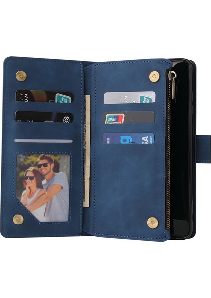 For Xiaomi Redmi Note 10 Pro Max Kartı Ekle Fermuarlı Cüzdan Cep Telefonu Kılıfları (Yurt Dışından)