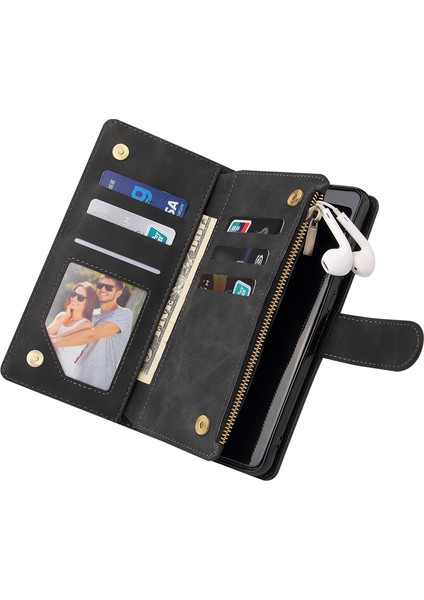 For Poco X5 5g Kartı Ekle Fermuarlı Cüzdan Cep Telefonu Kılıfları (Yurt Dışından) modelleri