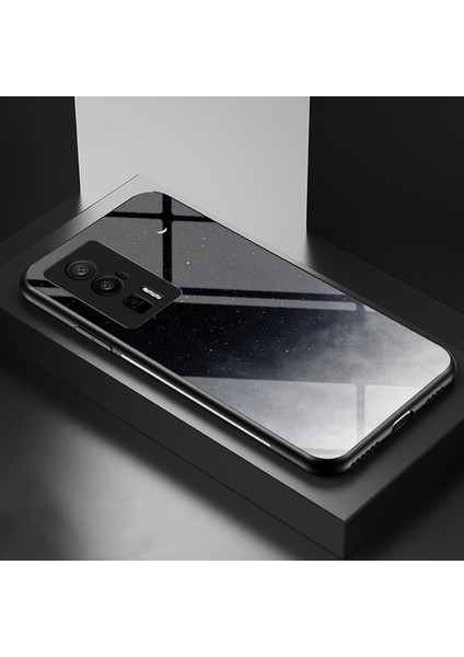 For Poco F5 Yıldızlı Desen Havalı Cam Cep Telefonu Kılıfları (Yurt Dışından)