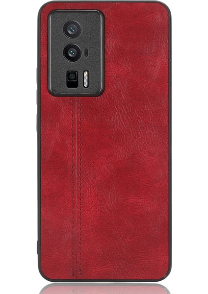 For Poco F4 Gt Vintage Dikiş Cep Telefonu Kılıfları (Yurt Dışından)
