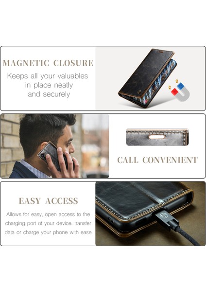 For Samsung Galaxy S9 Plus Vintage Kart Çevirme Cep Telefonu Kılıfları (Yurt Dışından)