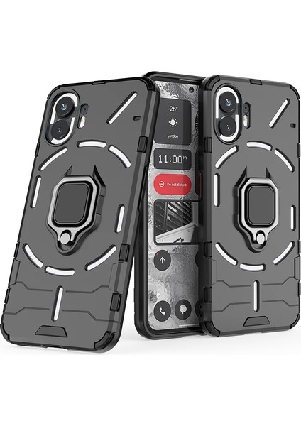 Nothing Phone 2 Yüzük Zırh Cep Telefonu Kılıfı (Yurt Dışından) fırsatları