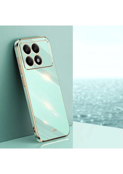 Poco X6 Pro Kaplama Düz Kenar Tpu Cep Telefonu Kılıfı (Yurt Dışından)