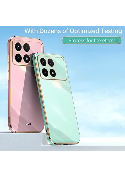 Poco X6 Pro Kaplama Düz Kenar Tpu Cep Telefonu Kılıfı (Yurt Dışından) modelleri