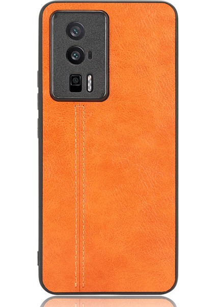 For Poco X4 Pro 5g Vintage Dikiş Cep Telefonu Kılıfları (Yurt Dışından)