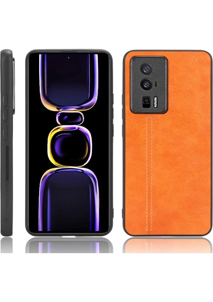 For Poco X4 Pro 5g Vintage Dikiş Cep Telefonu Kılıfları (Yurt Dışından)
