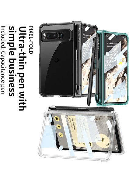 For Google Pixel Fold Hava Kesesi Menteşe Kalem Yuvası Saydam Cep Telefonu Kılıfları (Yurt Dışından) indirimleri
