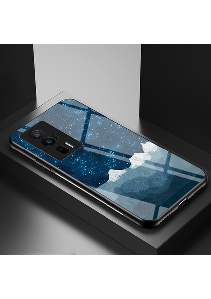 For Xiaomi Redmi K60 Yıldızlı Desen Havalı Cam Cep Telefonu Kılıfları (Yurt Dışından)