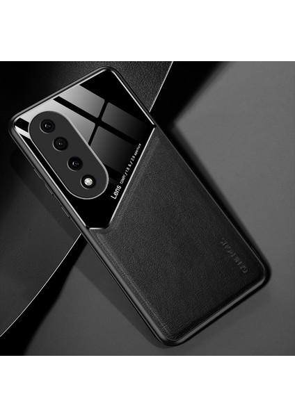Honor 70 Manyetik Emiş Deri Desen Cep Telefonu Kılıfları (Yurt Dışından)