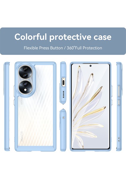 Honor 70 Pro Plus Şeffaf Akrilik Cep Telefonu Kılıfları (Yurt Dışından) fiyatları