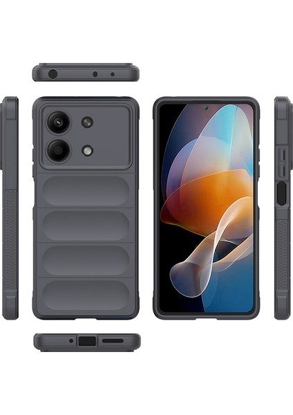 Poco X6 Kalkan Silika Jeli Cep Telefonu Kılıfı (Yurt Dışından)