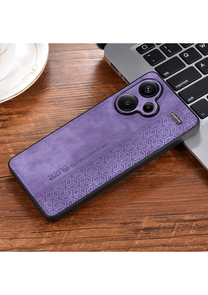 Xiaomi Redmi Note 13 Pro Plus Retro Kabartmalı Desen Pu Cep Telefonu Kılıfı (Yurt Dışından)