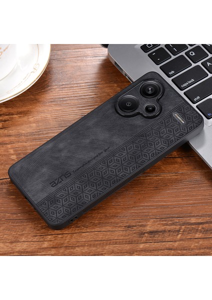 Xiaomi Redmi Note 13 Pro Plus Retro Kabartmalı Desen Pu Cep Telefonu Kılıfı (Yurt Dışından)