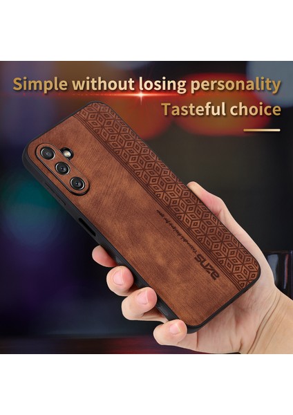 For Samsung Galaxy A04 Vintage Kabartmalı Desen Cep Telefonu Kılıfları (Yurt Dışından)