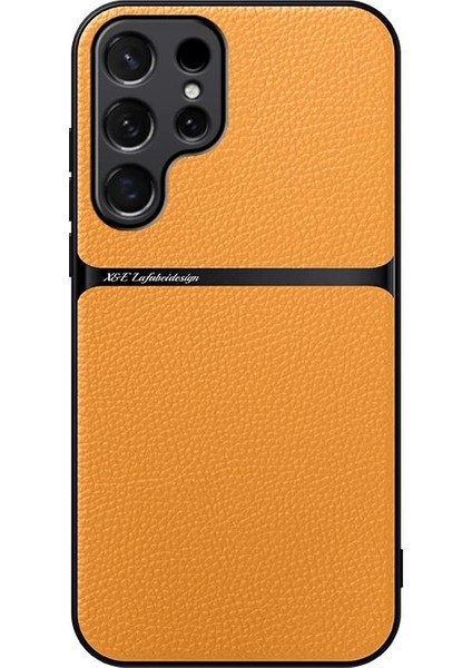 Samsung Galaxy M34 5g Pu Deri Manyetik Emme Cep Telefonu Kılıfı (Yurt Dışından)
