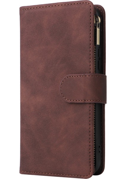 For Samsung Galaxy M13 5g Kartı Ekle Fermuarlı Cüzdan Cep Telefonu Kılıfları (Yurt Dışından)