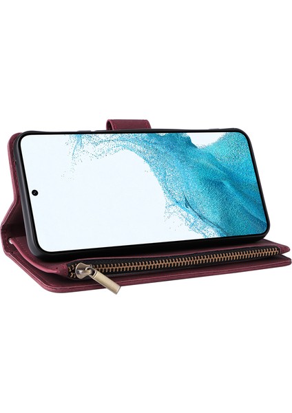 For Samsung Galaxy A04E Kartı Ekle Fermuarlı Cüzdan Cep Telefonu Kılıfları (Yurt Dışından)