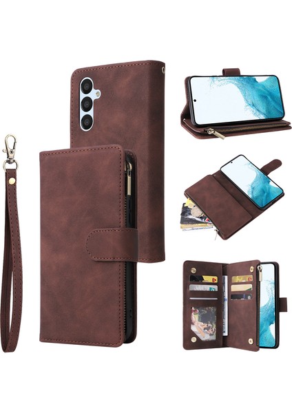 For Samsung Galaxy S21 Plus Kartı Ekle Fermuarlı Cüzdan Cep Telefonu Kılıfları (Yurt Dışından) indirimleri