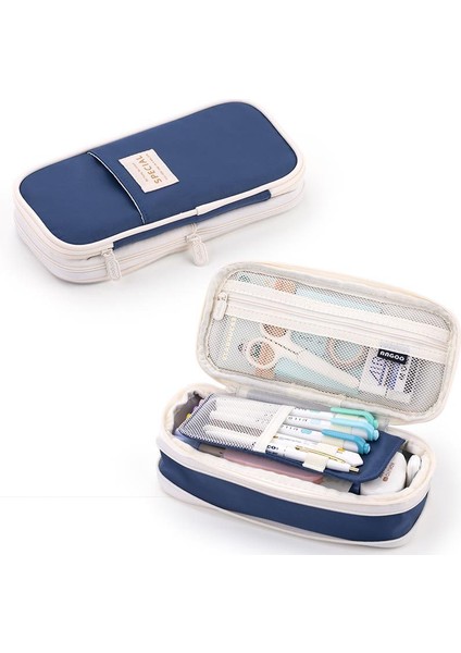 Büyük Kapasiteli Öğrenci Kalem Kutusu Öğrenciye Okula Dönüş Hediyesi (Yurt Dışından)