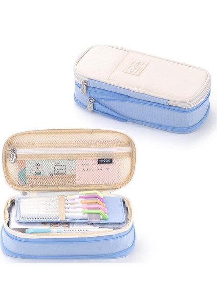 Büyük Kapasiteli Öğrenci Kalem Kutusu Öğrenciye Okula Dönüş Hediyesi (Yurt Dışından)