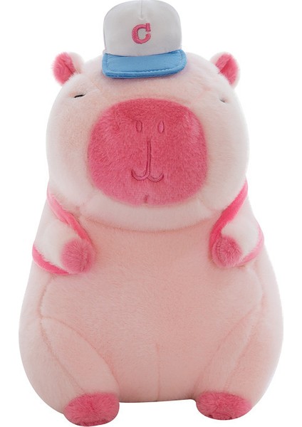 Pembe Kapibara Peluş Oyuncak 25CM (Yurt Dışından)