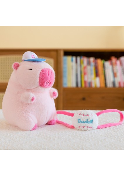 Pembe Kapibara Peluş Oyuncak 25CM (Yurt Dışından)