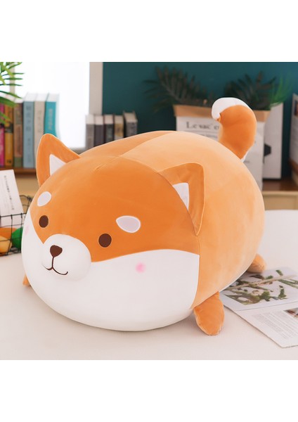 Sevimli Husky Peluş Oyuncak Çocuk Yastığı 40CM (Yurt Dışından)