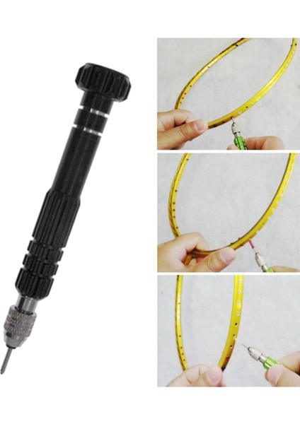 Badminton Halkaları Çekme I Düz Awl 12.4 cm Paslanmaz Çelik (Yurt Dışından)