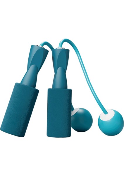 Kablosuz Atlama Ip, Egzersiz Fitness Kardiyo Eğitim Ağırlıklı Atlama Ip Topu Çapı. 3,2cm Mavi (Yurt Dışından)