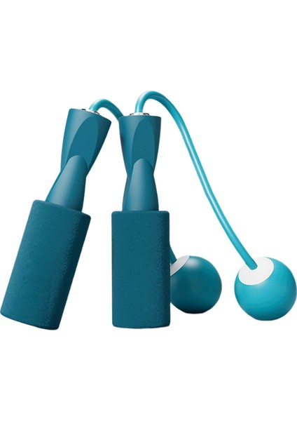 Kablosuz Atlama Ip, Egzersiz Fitness Kardiyo Eğitim Ağırlıklı Atlama Ip Topu Çapı. 3,2cm Mavi (Yurt Dışından)