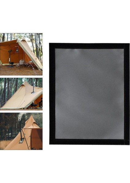 Sı Fırın Ahşap Dayanıklı Baca 44X34CM Gri (Yurt Dışından)