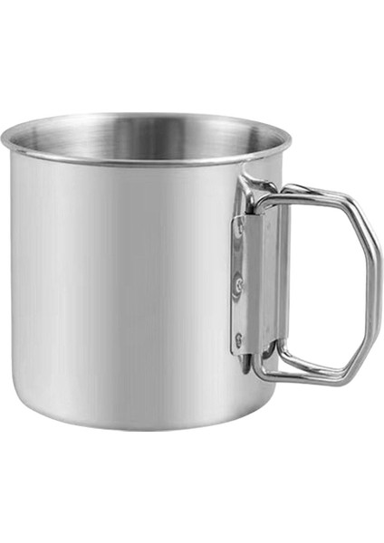 Kamp Bardağı Su Bardağı 304 Sırt Çantasıyla Seyahat Için Paslanmaz Çelik Içecek Takımı 350ML (Yurt Dışından)