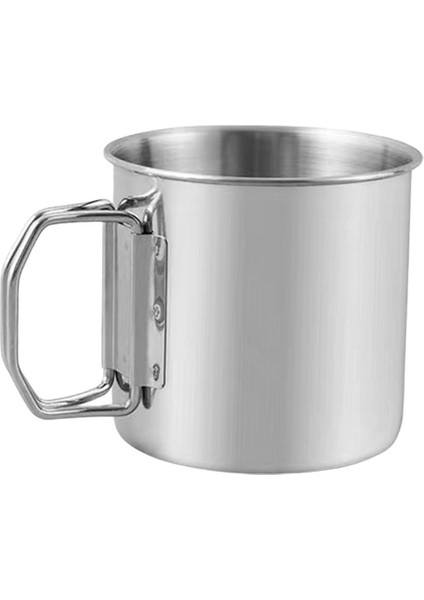 Kamp Bardağı Su Bardağı 304 Sırt Çantasıyla Seyahat Için Paslanmaz Çelik Içecek Takımı 350ML (Yurt Dışından)