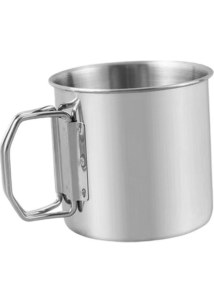 Kamp Bardağı Su Bardağı 304 Sırt Çantasıyla Seyahat Için Paslanmaz Çelik Içecek Takımı 350ML (Yurt Dışından)
