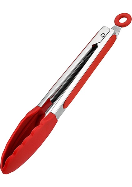 Gıda Servis Metal Makas Tip Ekmek Klip Mutfak 3 Tasarım 9 Inç Kırmızı (Yurt Dışından)
