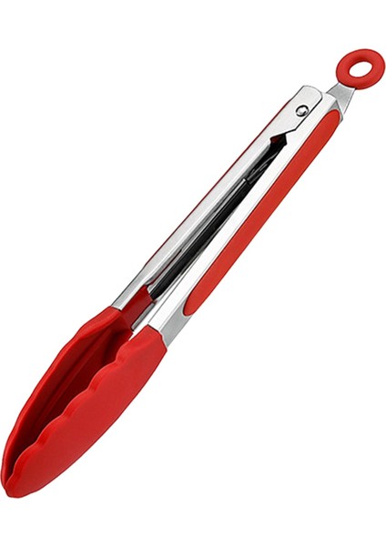 Gıda Servis Metal Makas Tip Ekmek Klip Mutfak 3 Tasarım 9 Inç Kırmızı (Yurt Dışından)