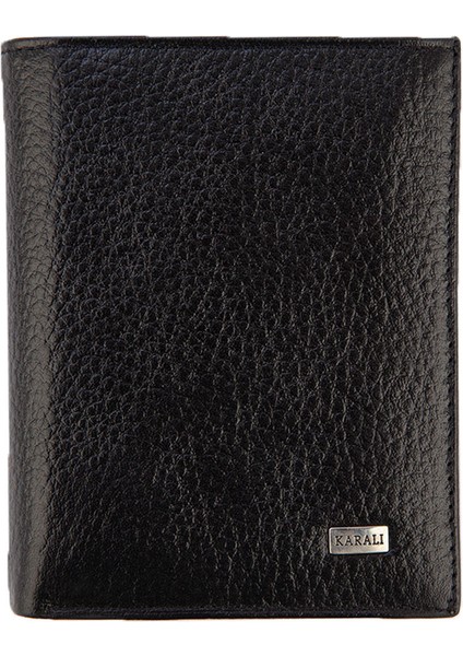 Deri Erkek Cüzdan Siyah-Taba C156-13