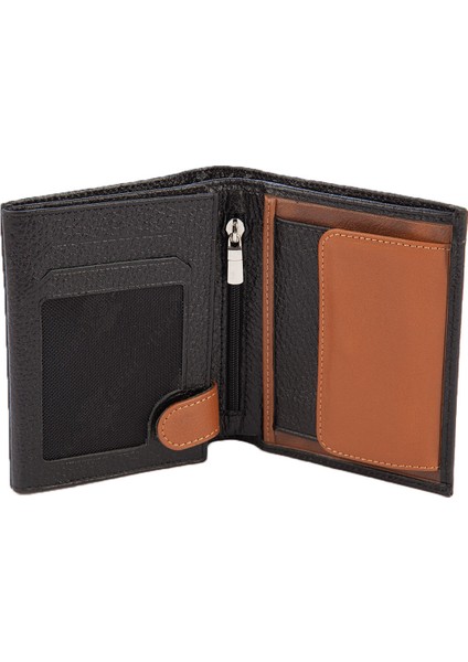 Deri Erkek Cüzdan Siyah-Taba C156-13 modelleri