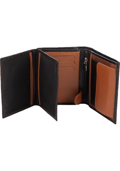 Deri Erkek Cüzdan Siyah-Taba C156-13 fırsatları