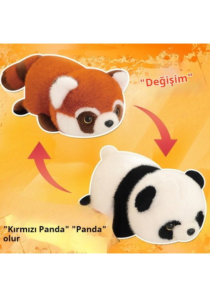 Banbo Çift Taraflı Panda Peluş Oyuncak 25CM (Yurt Dışından)