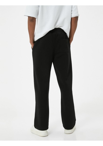 5WAM40003MK 999 Sıyah Erkek Pamuk Jersey Esofman Altı fırsatları